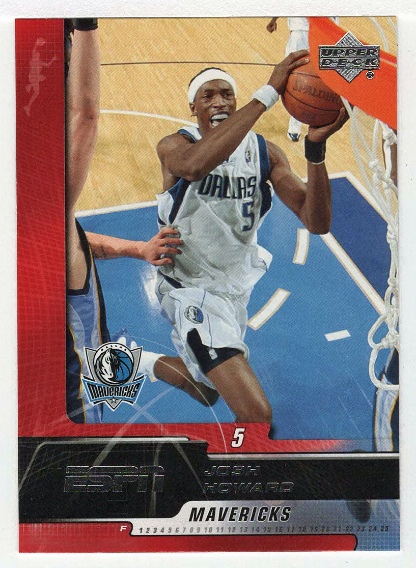 Josh Howard - Dallas Mavericks (NBA Basketball Card) 2005-06 Upper Deck ESPN # 18 Mint