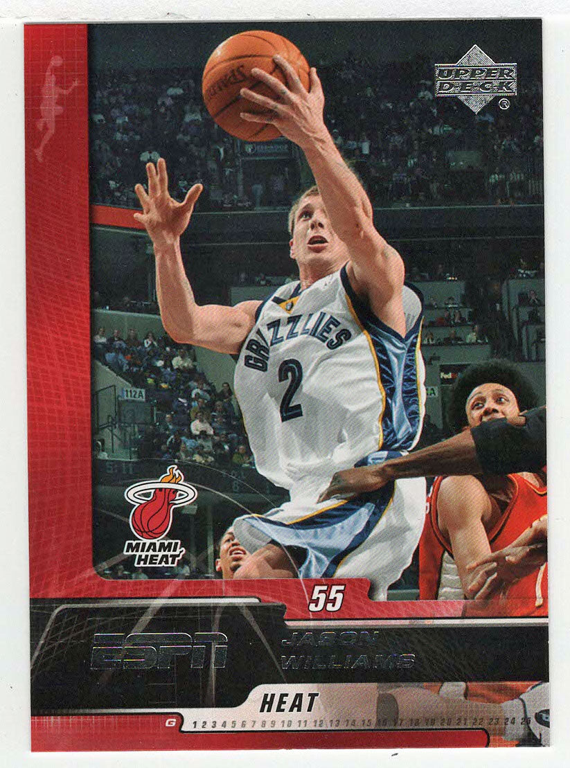 Jason Williams - Miami Heat (NBA Basketball Card) 2005-06 Upper Deck ESPN # 41 Mint