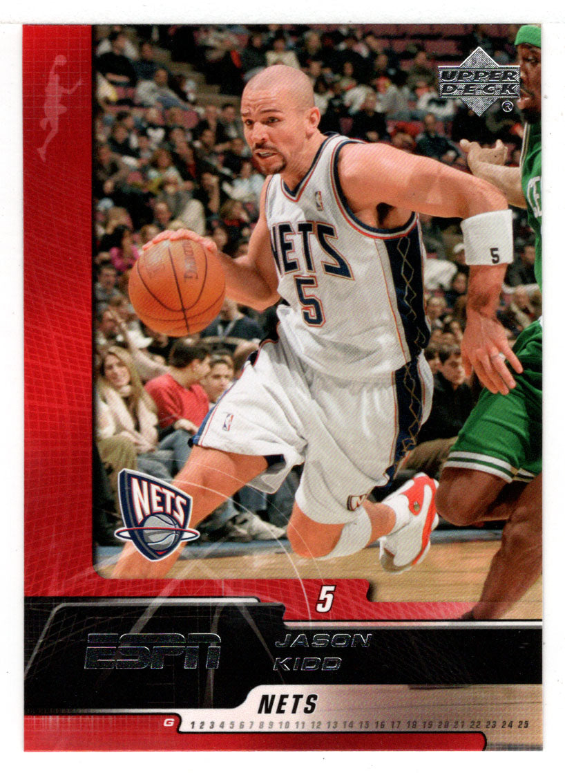 Jason Kidd - New Jersey Nets (NBA Basketball Card) 2005-06 Upper Deck ESPN # 53 Mint