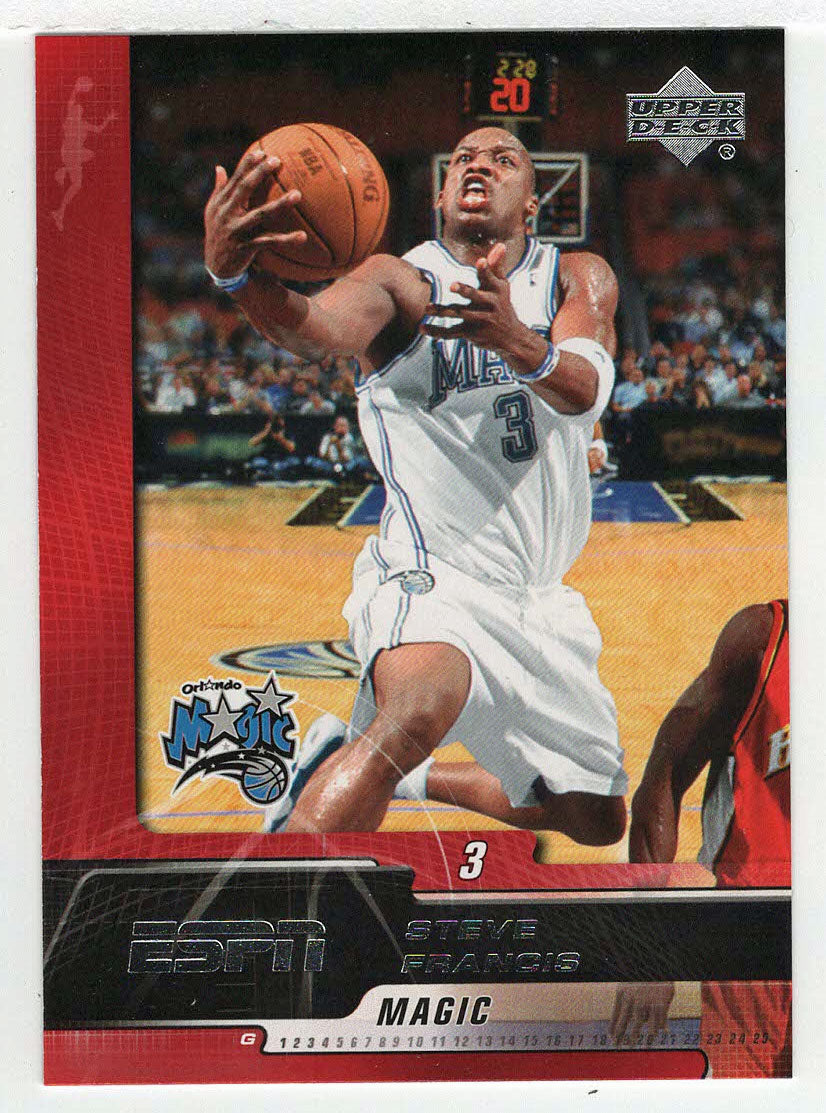 Steve Francis - Orlando Magic (NBA Basketball Card) 2005-06 Upper Deck ESPN # 63 Mint