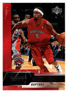 Jalen Rose - Toronto Raptors (NBA Basketball Card) 2005-06 Upper Deck ESPN # 83 Mint