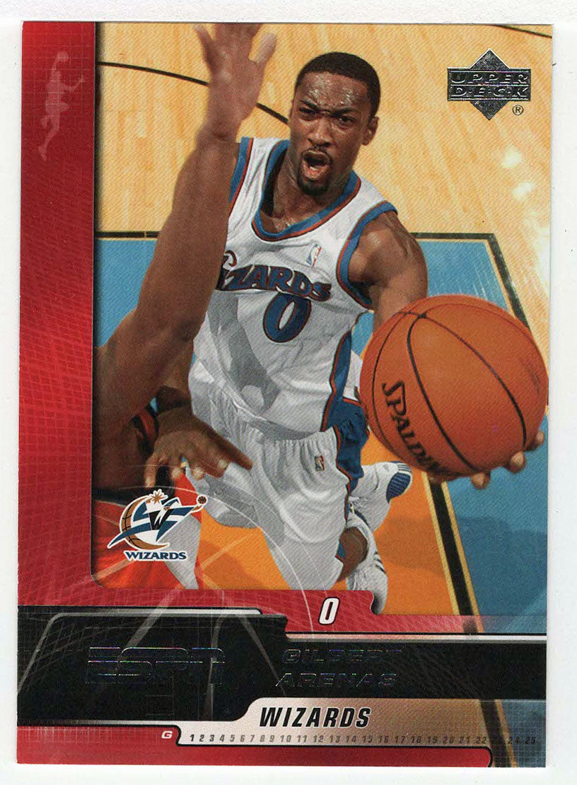 Gilbert Arenas - Washington Wizards (NBA Basketball Card) 2005-06 Upper Deck ESPN # 89 Mint