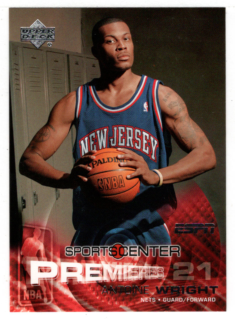 Antoine Wright RC - New Jersey Nets - Premieres (NBA Basketball Card) 2005-06 Upper Deck ESPN # 110 Mint