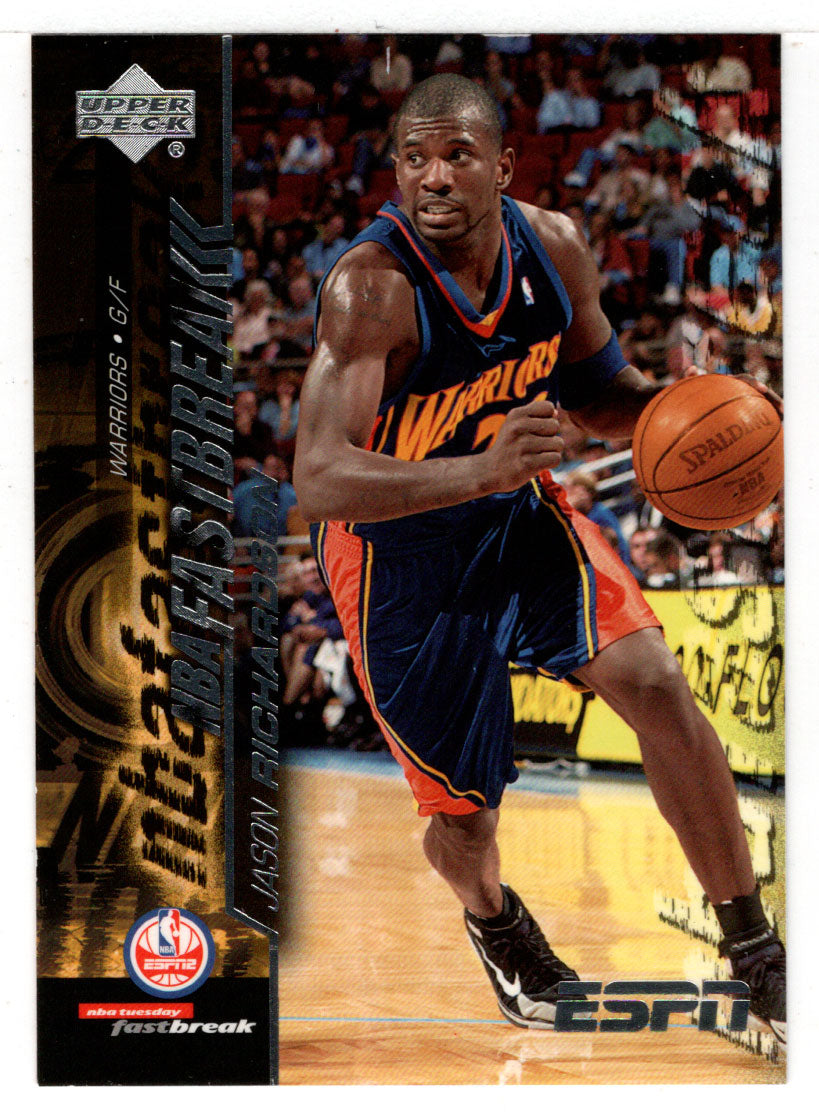 Jason Richardson - Golden State Warriors - Fast Break (NBA Basketball Card) 2005-06 Upper Deck ESPN # FB8 Mint