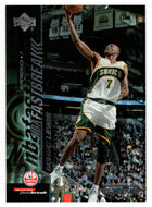 Rashard Lewis - Seattle Supersonics - Fast Break (NBA Basketball Card) 2005-06 Upper Deck ESPN # FB18 Mint