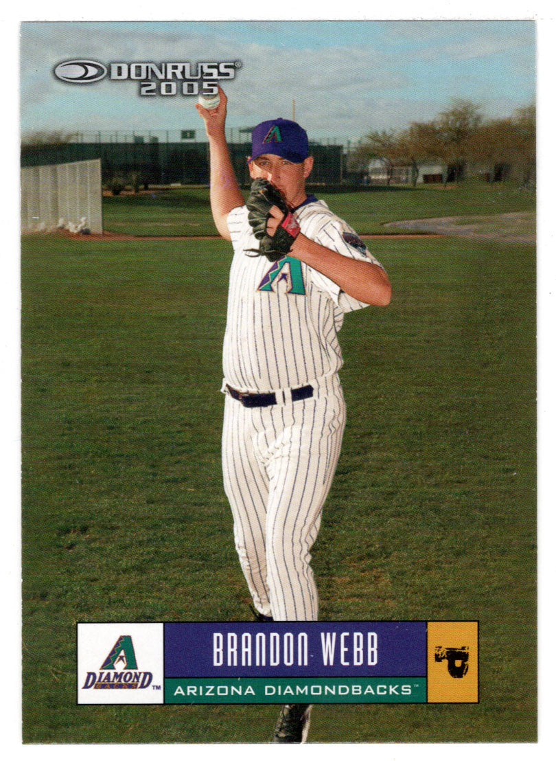 Brandon Webb - Arizona Diamondbacks (MLB Baseball Card) 2005 Donruss # 85 Mint