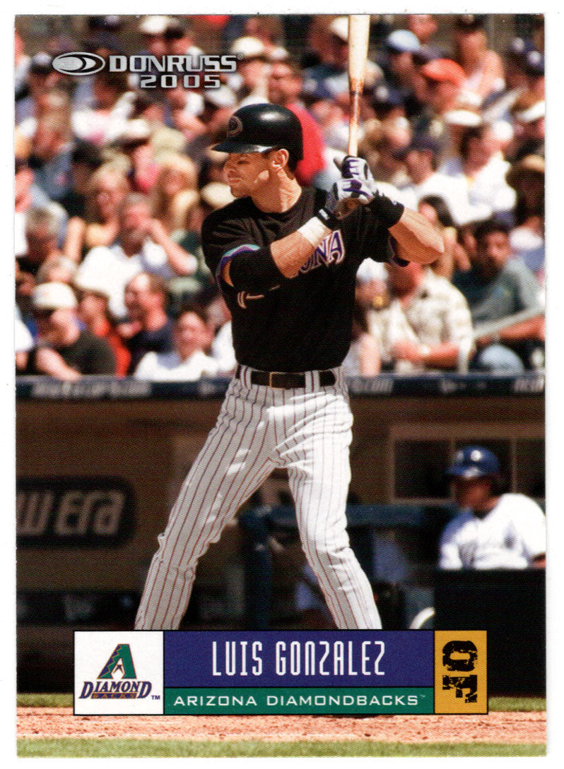 Luis Gonzalez - Arizona Diamondbacks (MLB Baseball Card) 2005 Donruss # 87 Mint