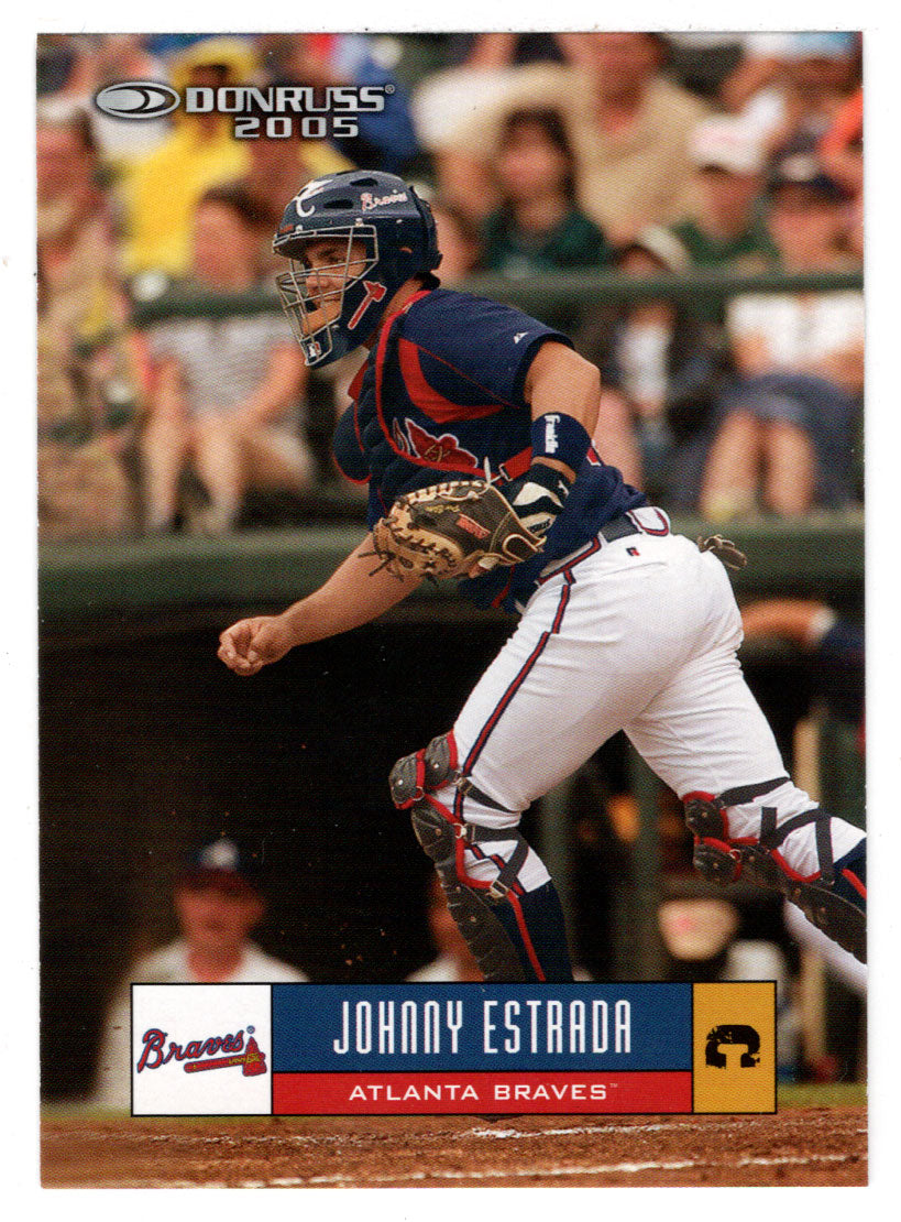 Johnny Estrada - Atlanta Braves (MLB Baseball Card) 2005 Donruss # 98 Mint