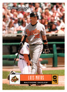 Luis Matos - Baltimore Orioles (MLB Baseball Card) 2005 Donruss # 109 Mint