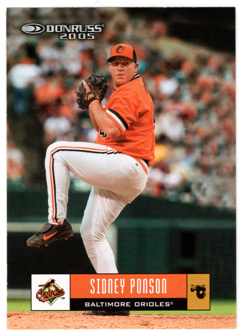 Sidney Ponson - Baltimore Orioles (MLB Baseball Card) 2005 Donruss # 114 Mint