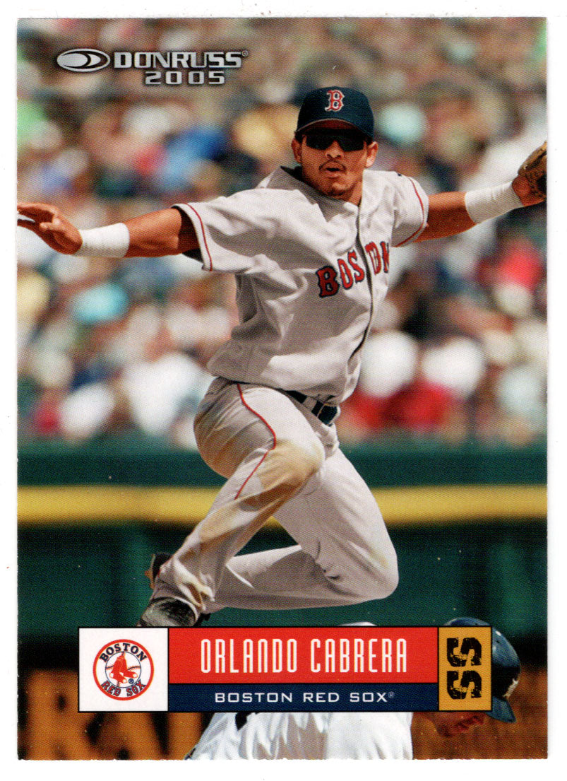 Orlando Cabrera - Boston Red Sox (MLB Baseball Card) 2005 Donruss # 126 Mint