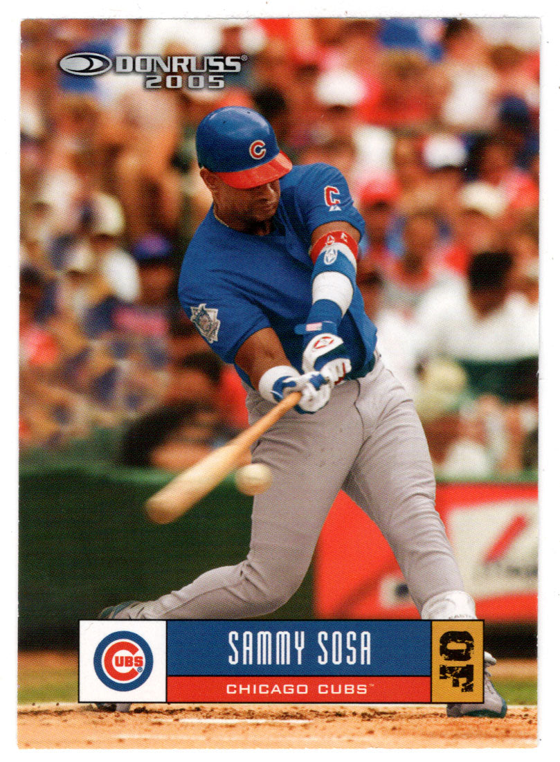 Sammy Sosa - Chicago Cubs (MLB Baseball Card) 2005 Donruss # 139 Mint