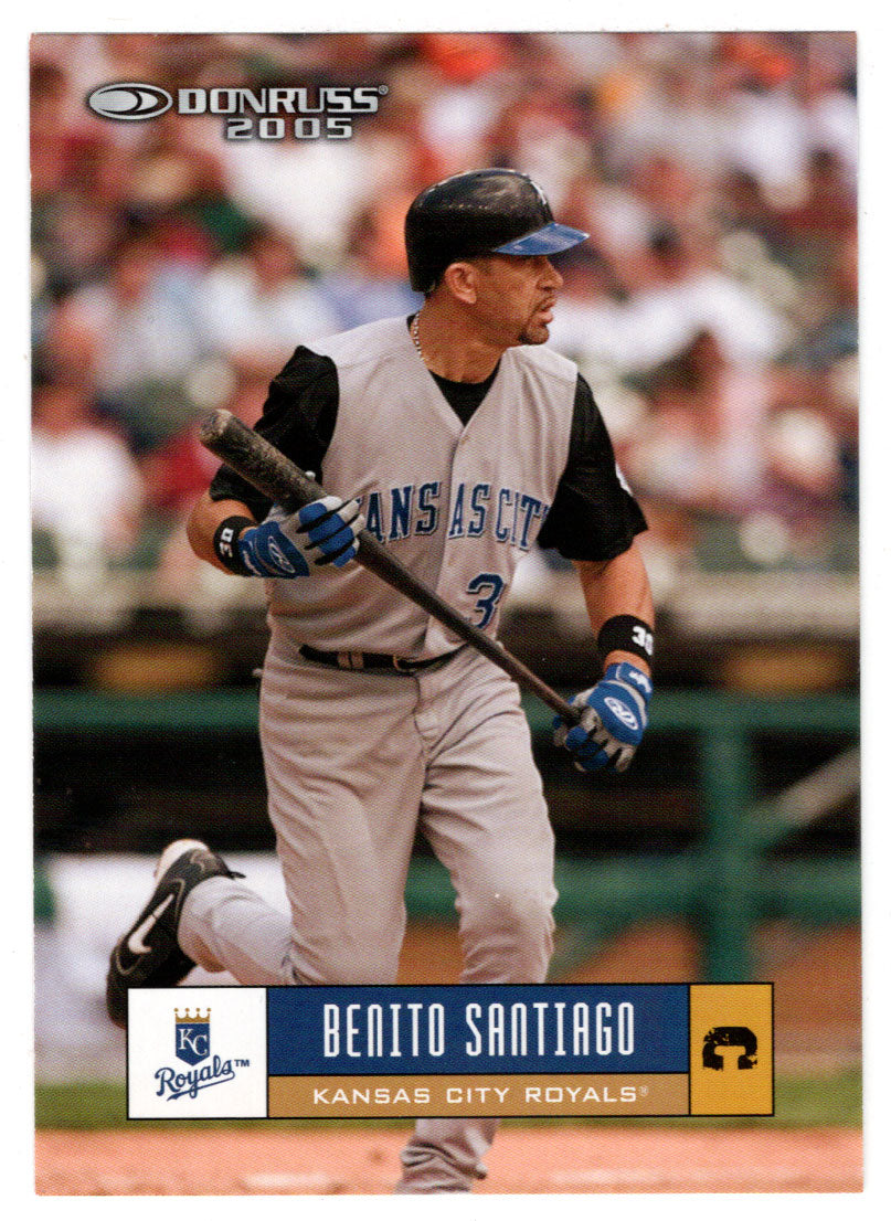 Benito Santiago - Kansas City Royals (MLB Baseball Card) 2005 Donruss # 152 Mint