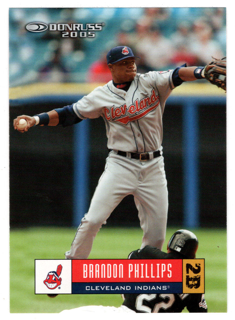Brandon Phillips - Cleveland Indians (MLB Baseball Card) 2005 Donruss # 157 Mint