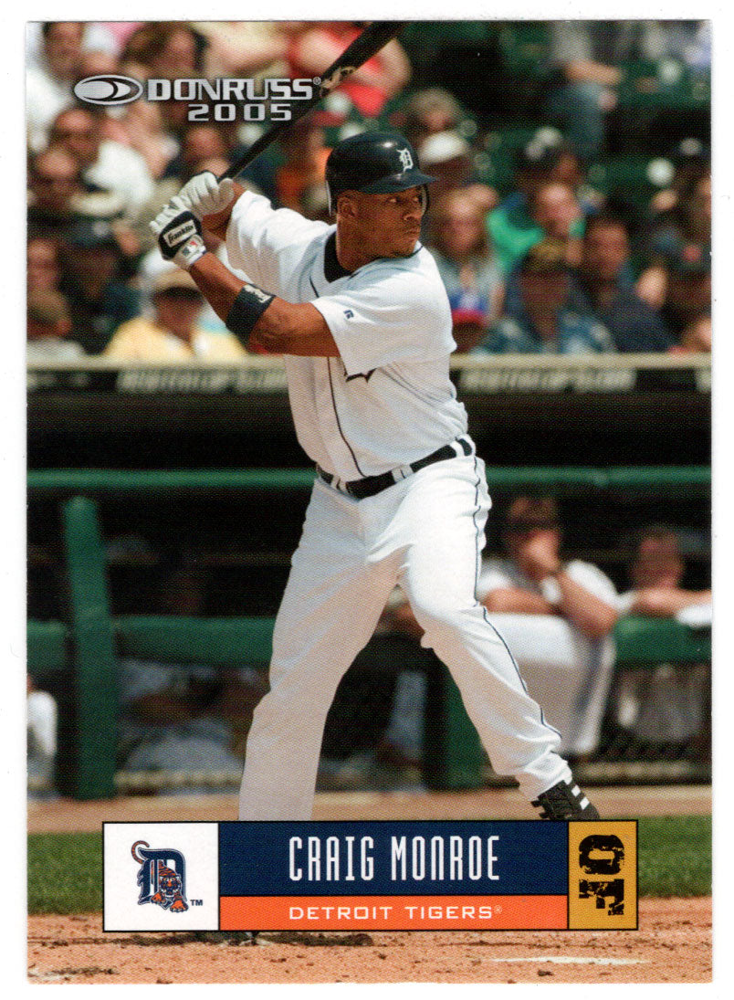 Craig Monroe - Detroit Tigers (MLB Baseball Card) 2005 Donruss # 181 Mint