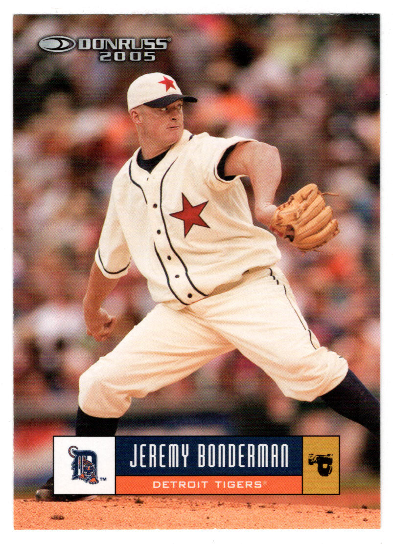 Jeremy Bonderman - Detroit Tigers (MLB Baseball Card) 2005 Donruss # 186 Mint