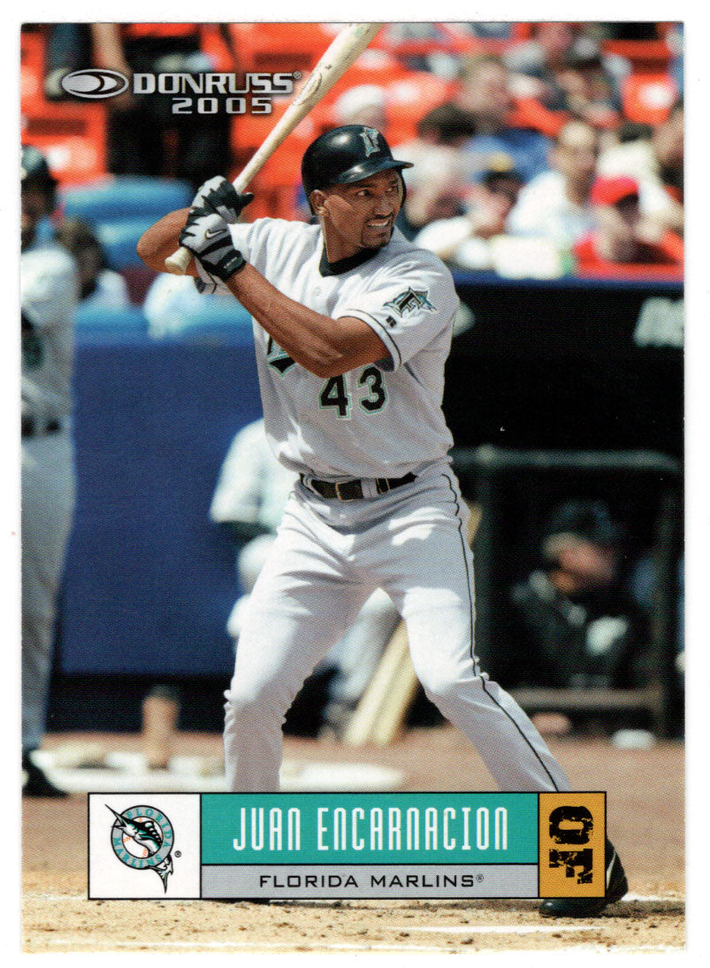 Juan Encarnacion - Florida Marlins (MLB Baseball Card) 2005 Donruss # 194 Mint