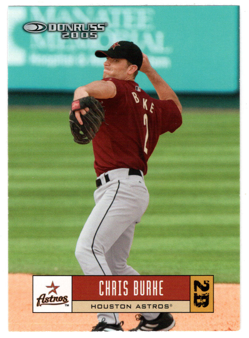 Chris Burke - Houston Astros (MLB Baseball Card) 2005 Donruss # 203 Mint