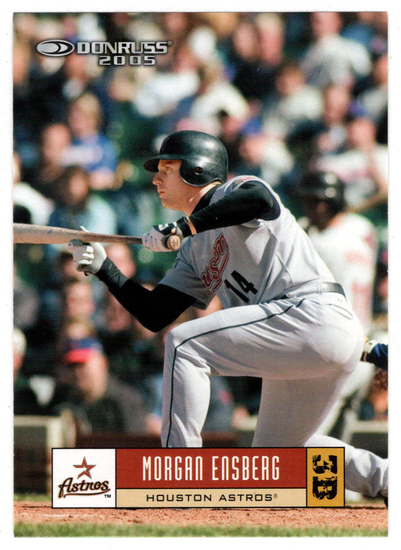 Morgan Ensberg - Houston Astros (MLB Baseball Card) 2005 Donruss # 208 Mint