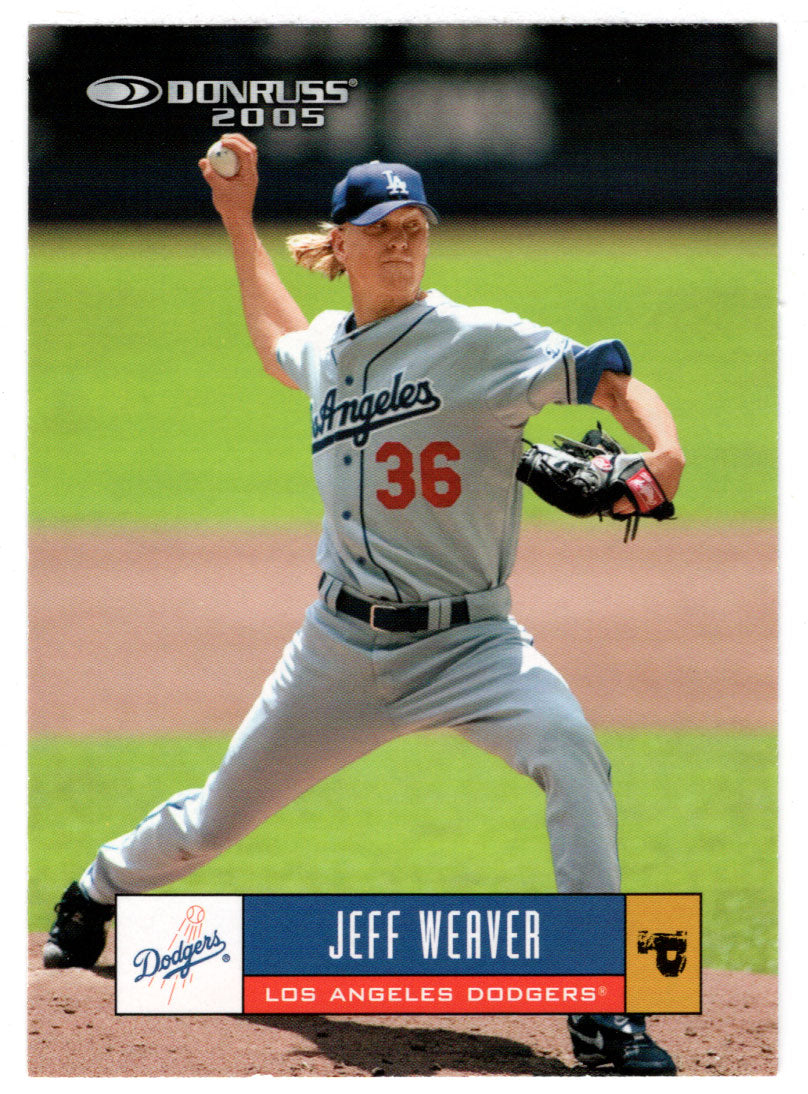 Jeff Weaver - Los Angeles Dodgers (MLB Baseball Card) 2005 Donruss # 222 Mint