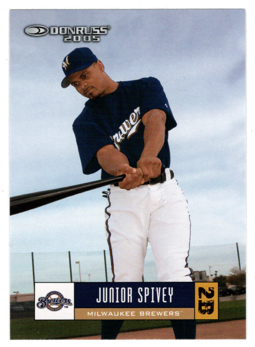 Junior Spivey - Milwaukee Brewers (MLB Baseball Card) 2005 Donruss # 229 Mint