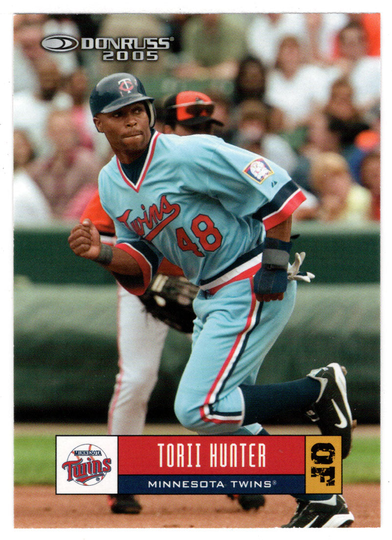 Torii Hunter - Minnesota Twins (MLB Baseball Card) 2005 Donruss # 245 Mint