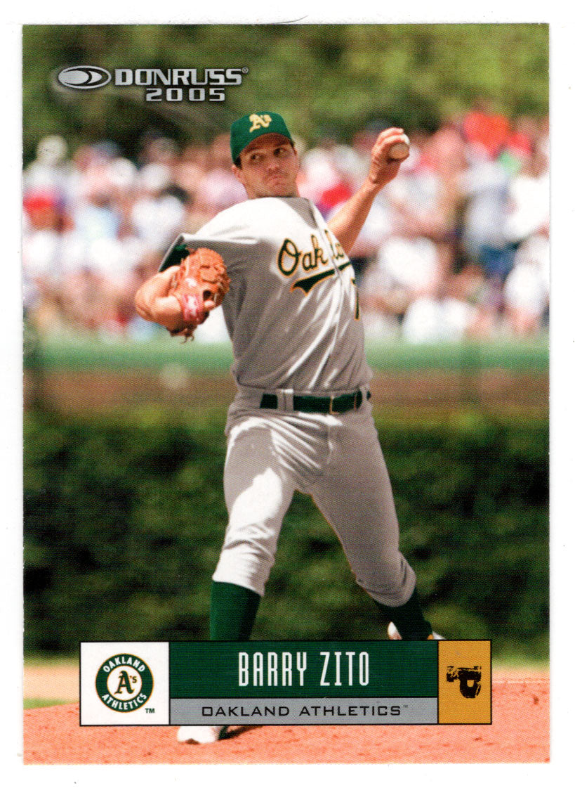 Barry Zito - Oakland Athletics (MLB Baseball Card) 2005 Donruss # 281 Mint