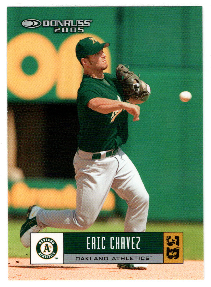 Eric Chavez - Oakland Athletics (MLB Baseball Card) 2005 Donruss # 284 Mint
