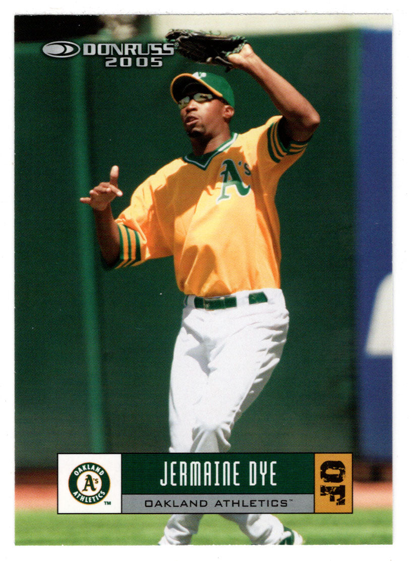 Jermaine Dye - Oakland Athletics (MLB Baseball Card) 2005 Donruss # 286 Mint