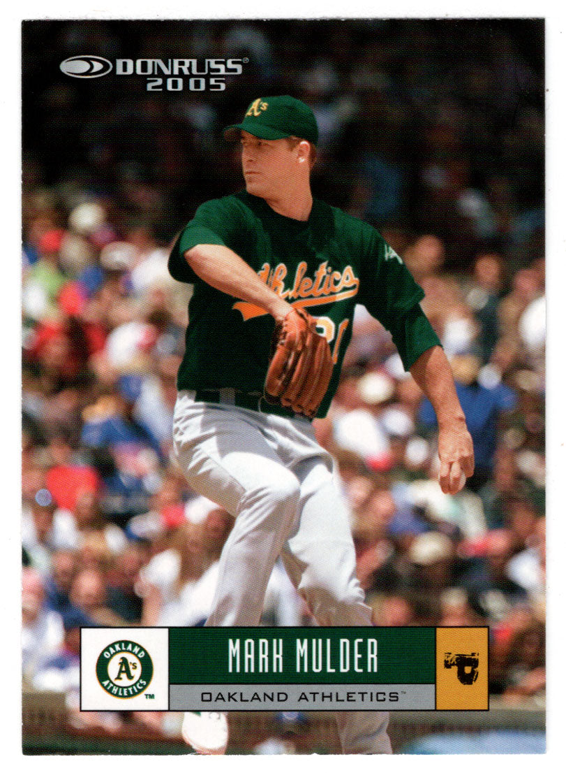 Mark Mulder - Oakland Athletics (MLB Baseball Card) 2005 Donruss # 288 Mint