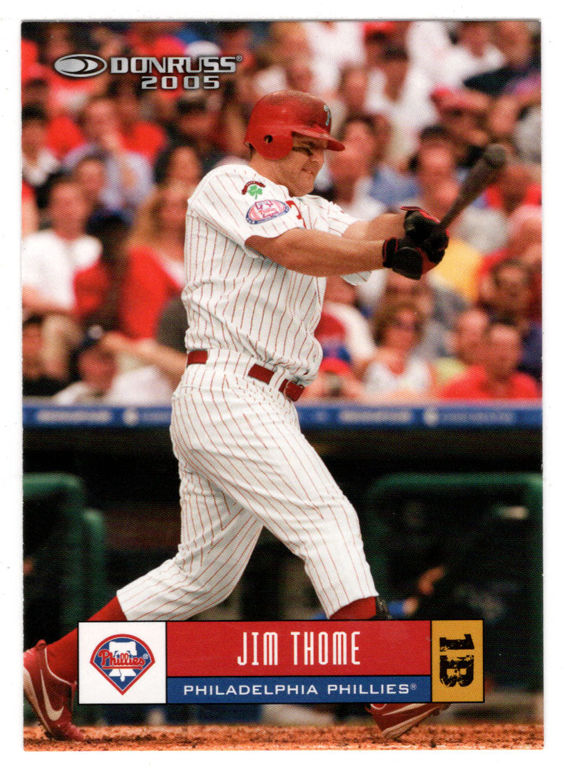 Jim Thome - Philadelphia Phillies (MLB Baseball Card) 2005 Donruss # 295 Mint