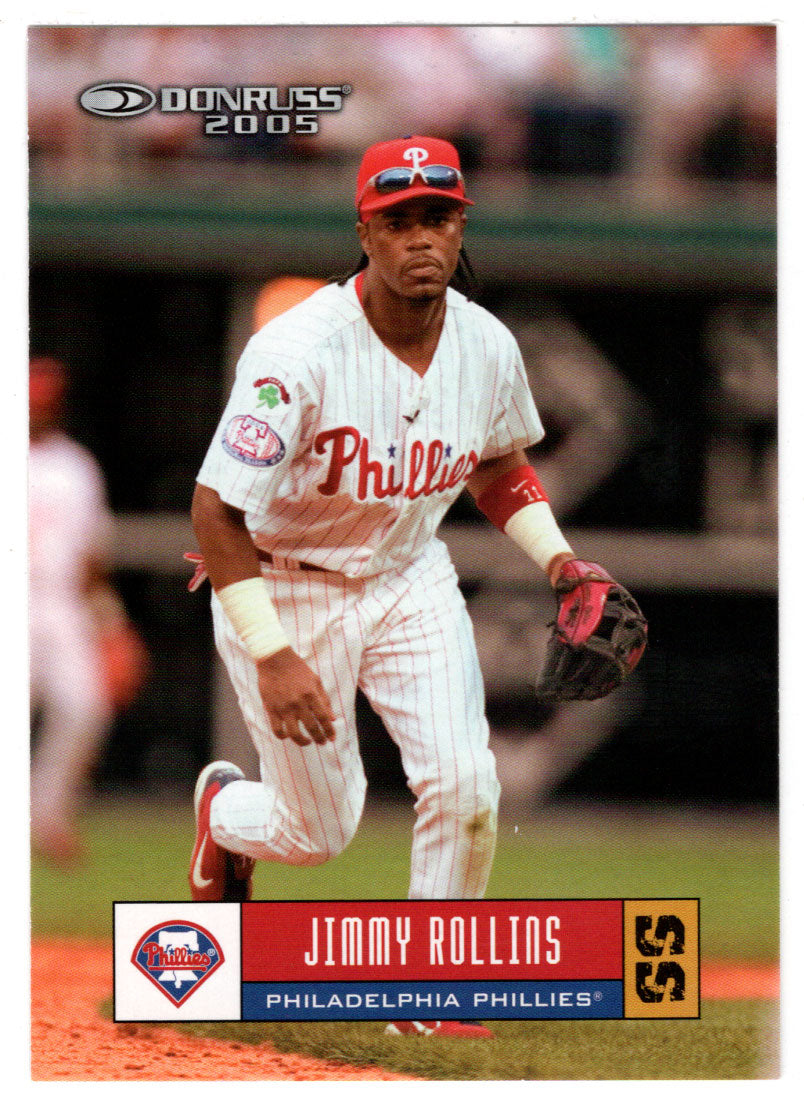 Jimmy Rollins - Philadelphia Phillies (MLB Baseball Card) 2005 Donruss # 296 Mint