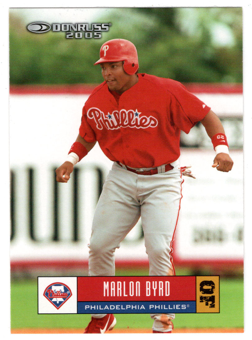 Marlon Byrd - Philadelphia Phillies (MLB Baseball Card) 2005 Donruss # 298 Mint