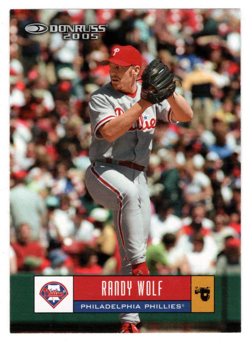 Randy Wolf - Philadelphia Phillies (MLB Baseball Card) 2005 Donruss # 301 Mint