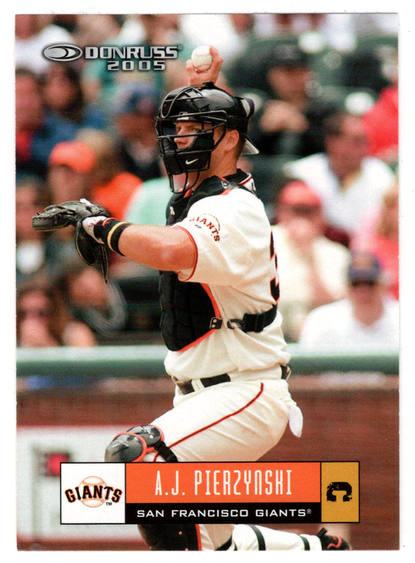 A.J. Pierzynski - San Francisco Giants (MLB Baseball Card) 2005 Donruss # 320 Mint