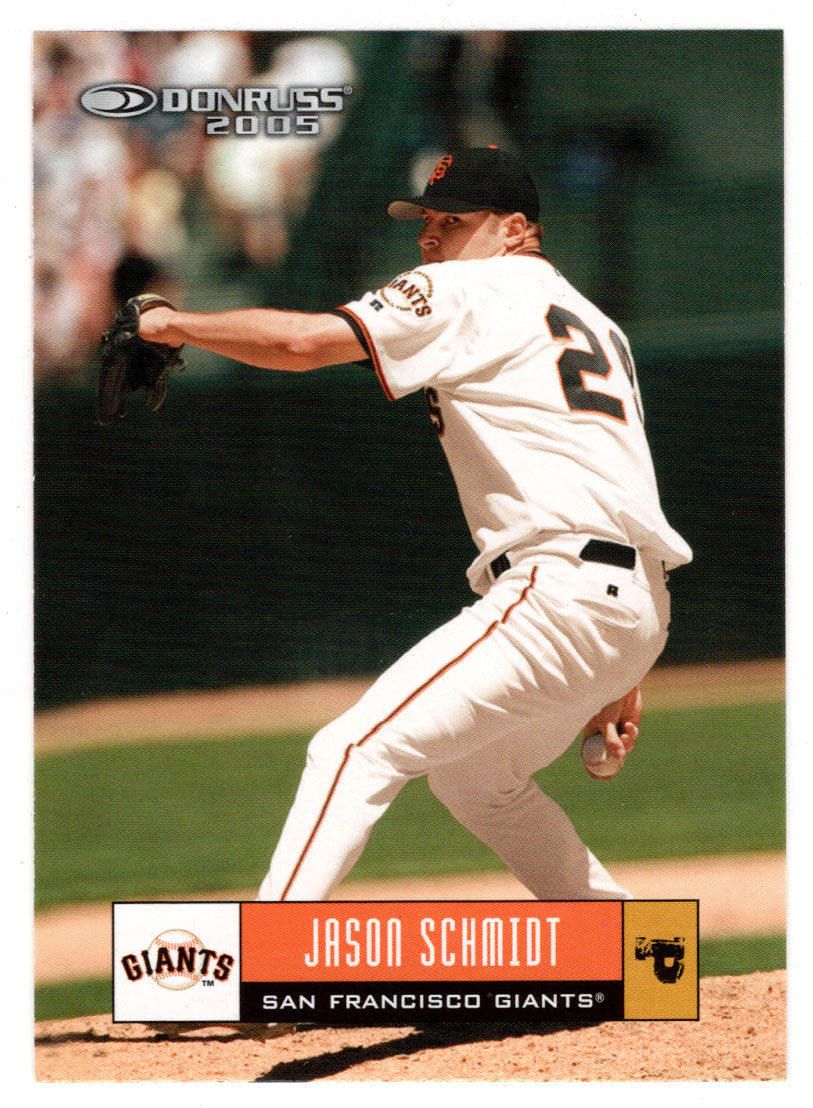 Jason Schmidt - San Francisco Giants (MLB Baseball Card) 2005 Donruss # 323 Mint