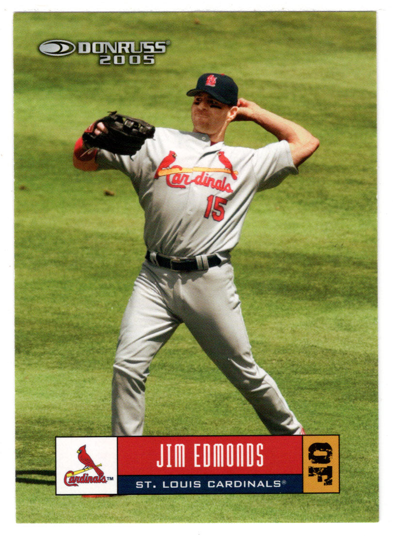 Jim Edmonds - St. Louis Cardinals (MLB Baseball Card) 2005 Donruss # 338 Mint