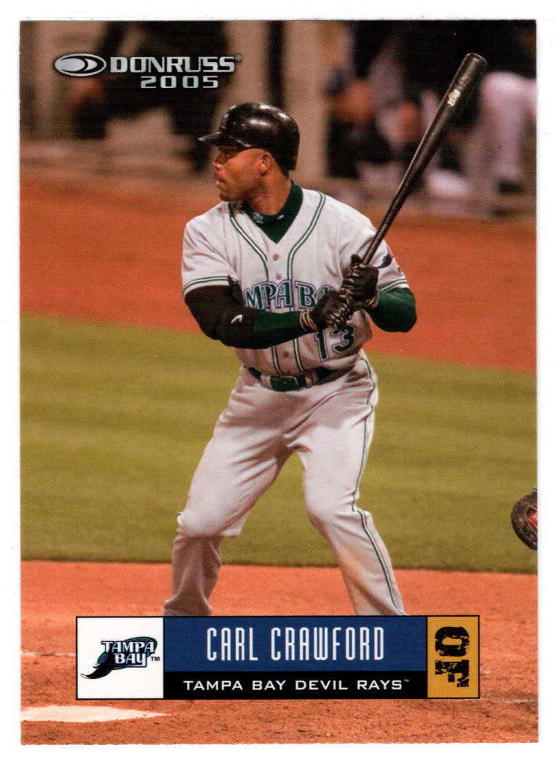Carl Crawford - Tampa Bay Devil Rays (MLB Baseball Card) 2005 Donruss # 346 Mint