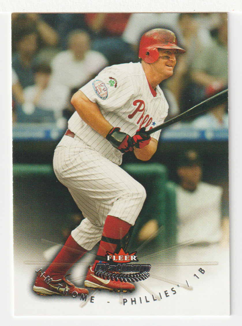 Jim Thome - Philadelphia Phillies (MLB Baseball Card) 2005 Fleer Platinum # 4 Mint