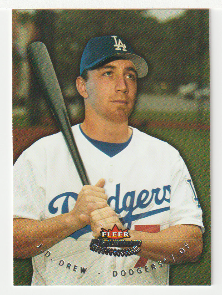 J.D. Drew - Los Angeles Dodgers (MLB Baseball Card) 2005 Fleer Platinum # 33 Mint