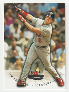 Jim Edmonds Team: St. Louis Cardinals (MLB Baseball Card) 2005 Fleer Platinum # 51 Mint