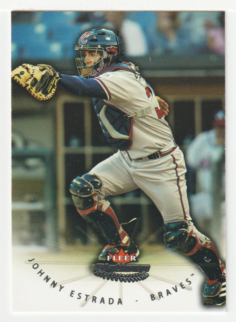 Johnny Estrada - Atlanta Braves (MLB Baseball Card) 2005 Fleer Platinum # 55 Mint