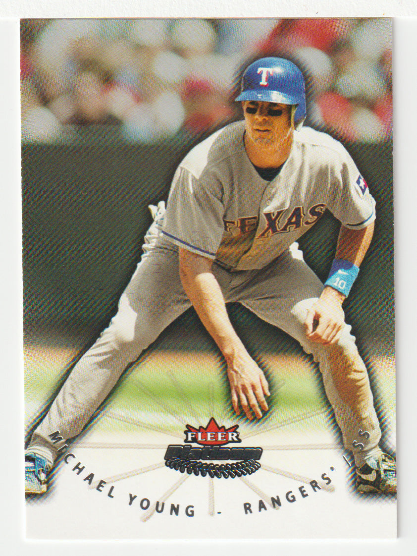 Michael Young - Texas Rangers (MLB Baseball Card) 2005 Fleer Platinum # 58 Mint