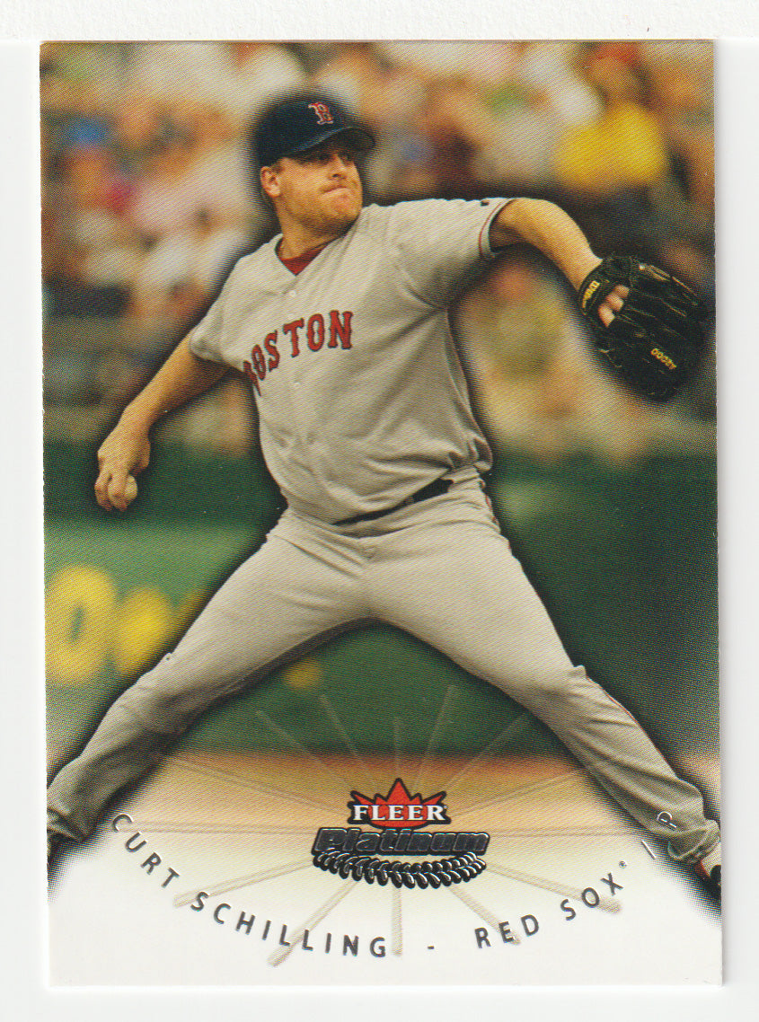 Curt Schilling - Boston Red Sox (MLB Baseball Card) 2005 Fleer Platinum # 71 Mint