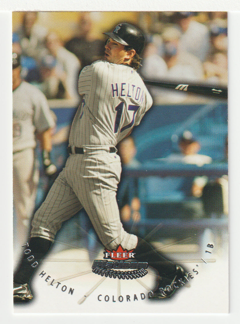 Todd Helton - Colorado Rockies (MLB Baseball Card) 2005 Fleer Platinum # 72 Mint