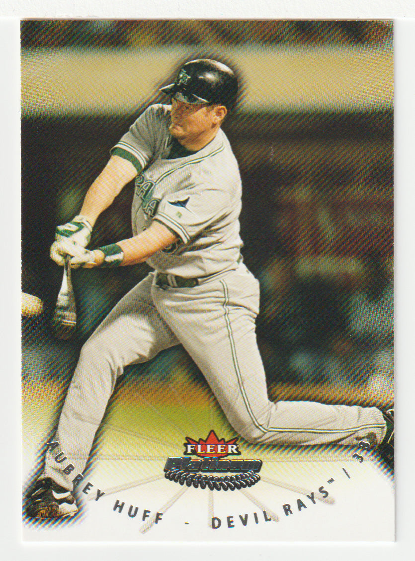 Aubrey Huff - Tampa Bay Devil Rays (MLB Baseball Card) 2005 Fleer Platinum # 79 Mint