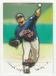 Johan Santana - Minnesota Twins (MLB Baseball Card) 2005 Fleer Platinum # 85 Mint