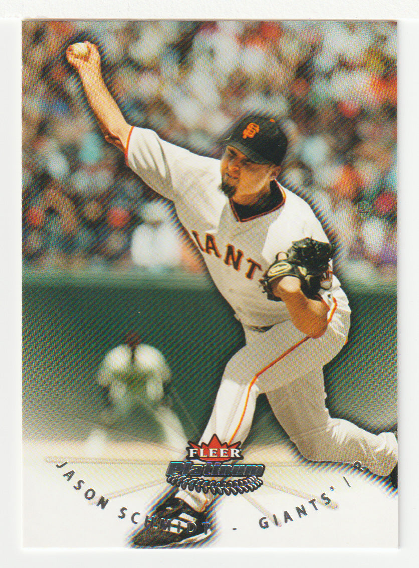 Jason Schmidt - San Francisco Giants (MLB Baseball Card) 2005 Fleer Platinum # 93 Mint