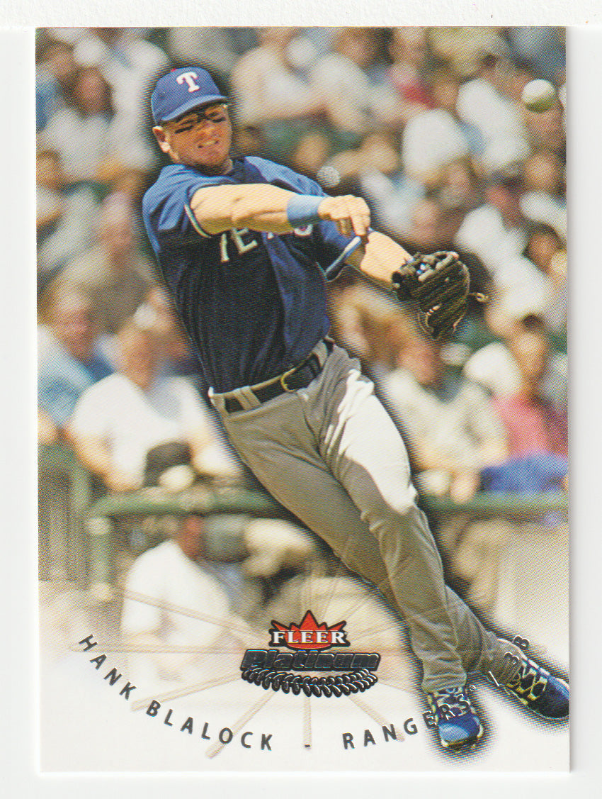 Hank Blalock - Texas Rangers (MLB Baseball Card) 2005 Fleer Platinum # 97 Mint