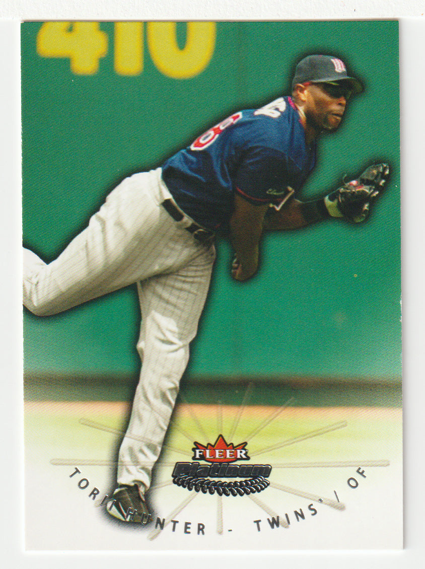 Torii Hunter - Minnesota Twins (MLB Baseball Card) 2005 Fleer Platinum # 99 Mint